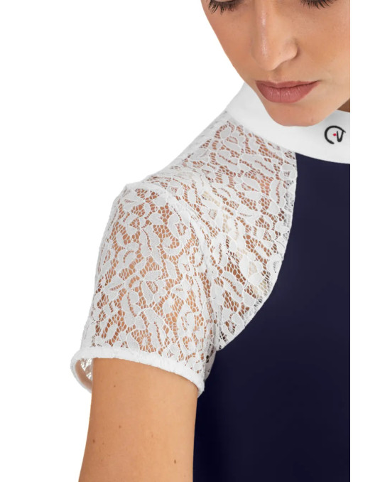 Chemise de concours femme EGO7 Florentine | Protection UV et style pour l'équitation