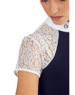 Chemise de concours femme EGO7 Florentine | Protection UV et style pour l'équitation