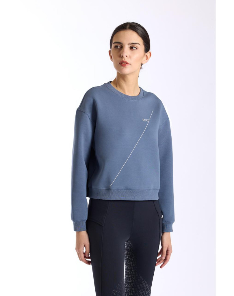 Sweatshirt femme EGO7 Crop| Elégance et décontraction