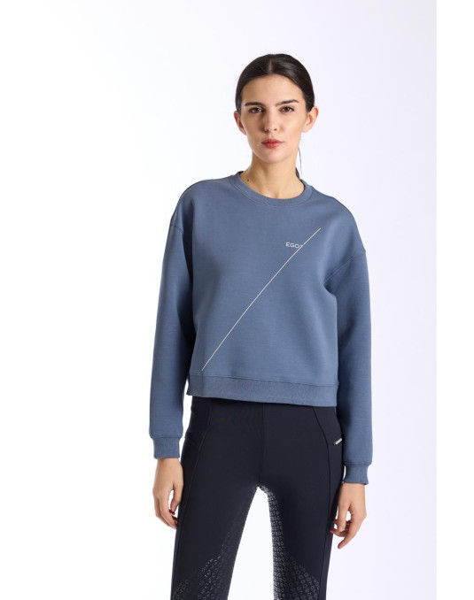 Sweatshirt femme EGO7 Crop| Elégance et décontraction