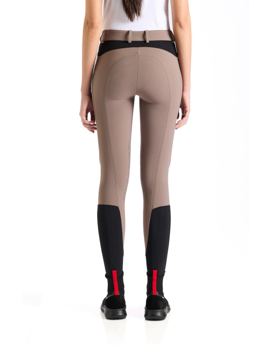 Pantalon d'équitation femme Jumping Ribbed Breeches| Grip EGO7 pour le saut d'obstacles