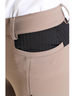 Pantalon d'équitation femme Jumping Ribbed Breeches| Grip EGO7 pour le saut d'obstacles