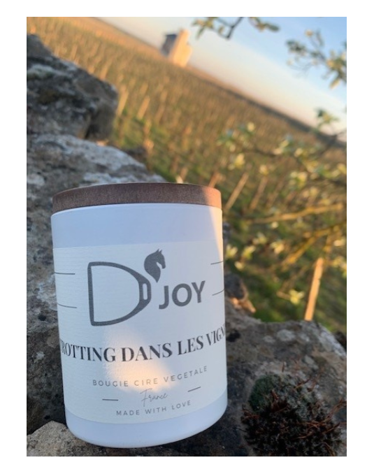 Bougie D'Joy "Trotting dans les Vignes" 150 gr