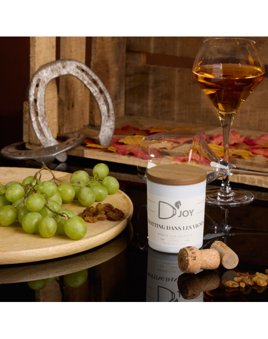 Bougie D'Joy "Trotting dans les Vignes" 150 gr