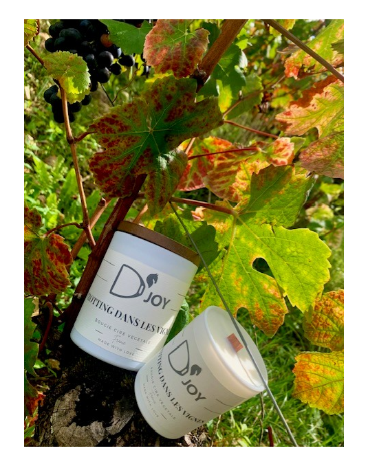 Bougie D'Joy "Trotting dans les Vignes" 150 gr