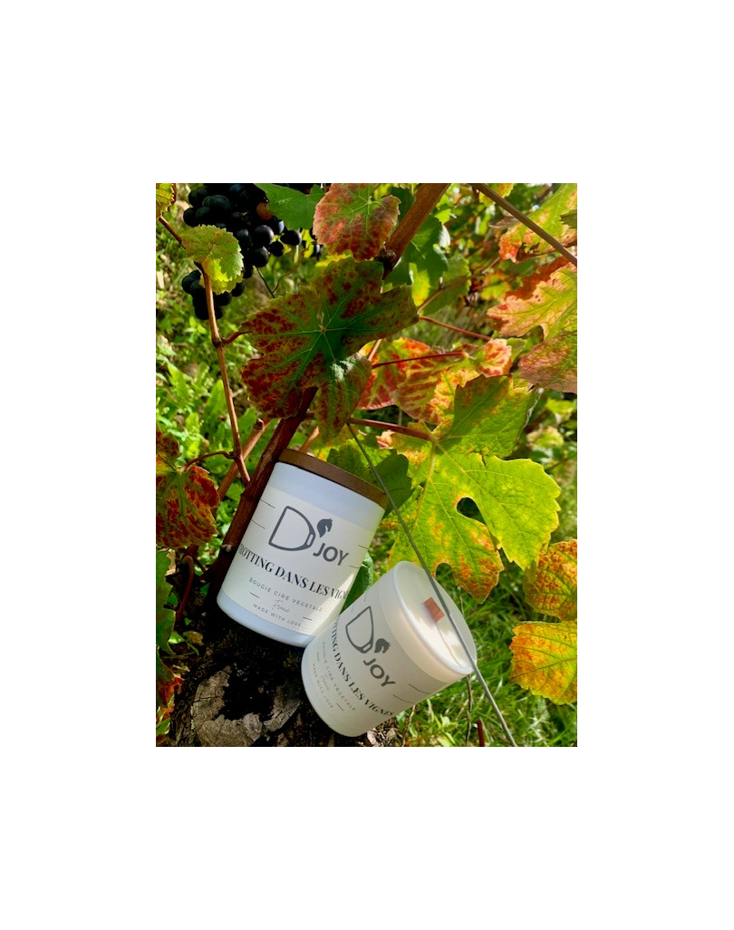 Bougie D'Joy "Trotting dans les Vignes" 150 gr