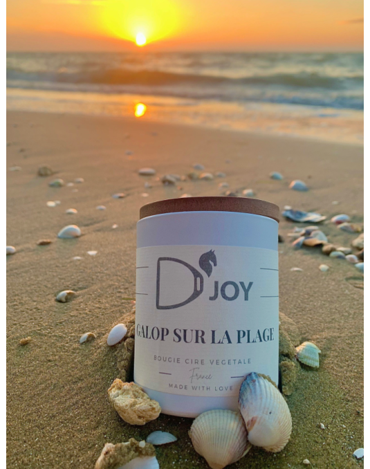Bougie D'Joy "Galop sur la Plage" 150 gr