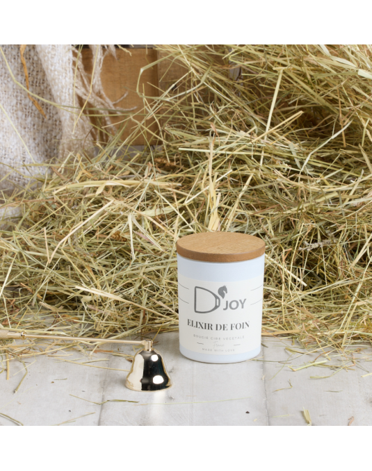 Bougie D'Joy "Elixir de Foin" 150 gr