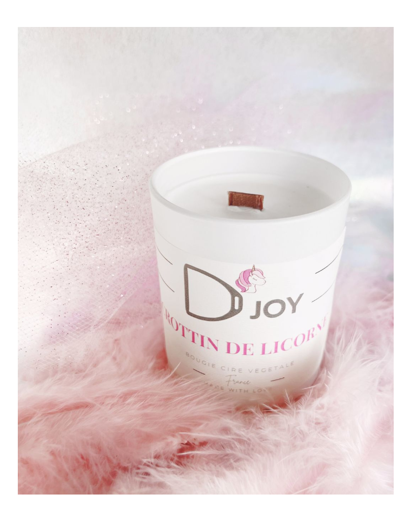 Bougie D'Joy "Crottin de Licorne" 150 gr