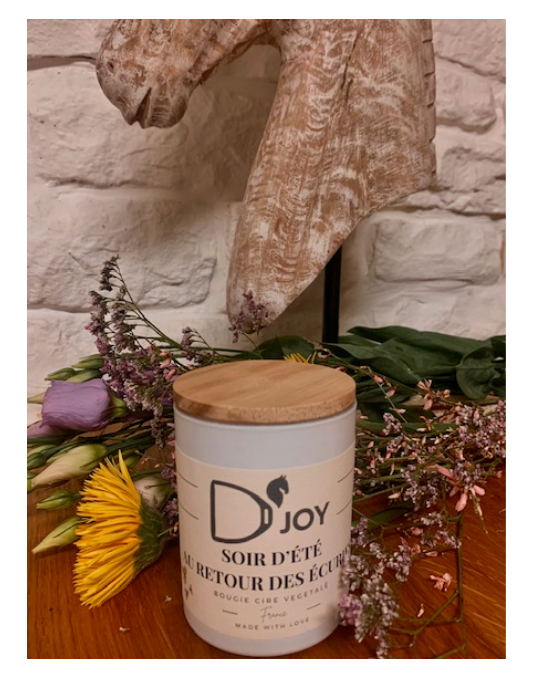 Bougie D'Joy "Soir d'été au retour des Ecuries" 150 gr