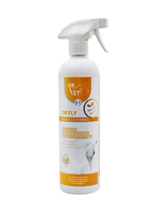 OR FLY - Spray anti-insectes naturel pour chevaux