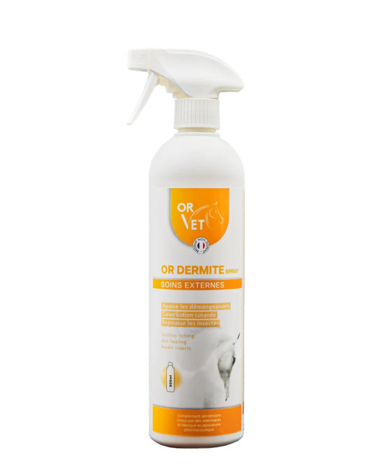 OR DERMITE SPRAY - Spray naturel pour soulager la dermite estivale des chevaux