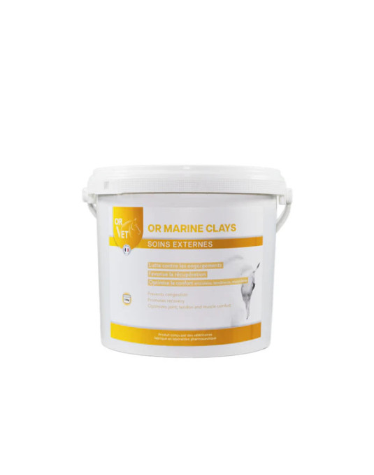 OR MARINE CLAYS - Argile marine pour la récupération musculaire et articulaire des chevaux