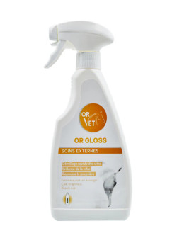 OR GLOSS - Spray brillance et démêlant pour chevaux